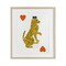 Stupell Industries Leopard & Hearts Card Framed Print Under Glass, design by Svetlana Aleynikova